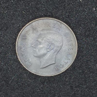 巴斯克收藏第236期 散币专场 3月 12/13/14 号三场连拍 全场包邮 - 南非 乔治六世 1942年 ¼便士铜币