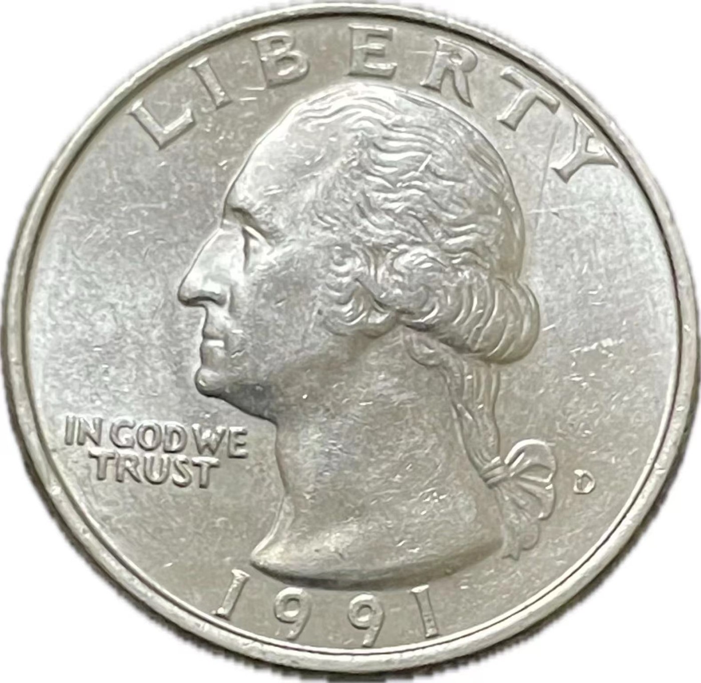 神仙姐姐散币好品专场第二十一期（无佣金满邮自动发出 1991 年美国 25 分