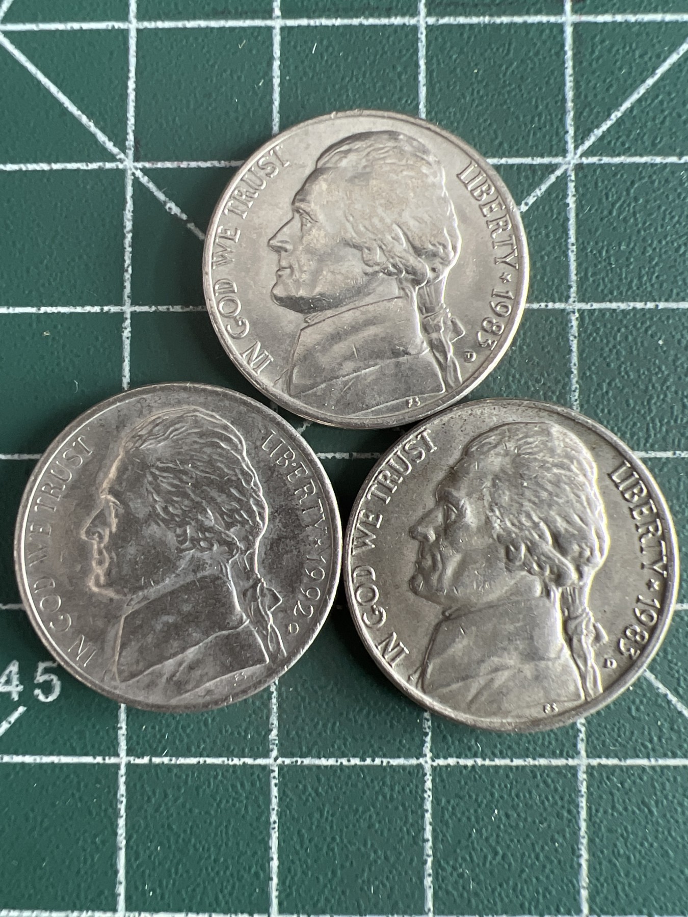 第537期  硬币专场 （无押金，捡漏，全场50包邮，偏远地区除外，接收代拍业务） 美国25分三枚