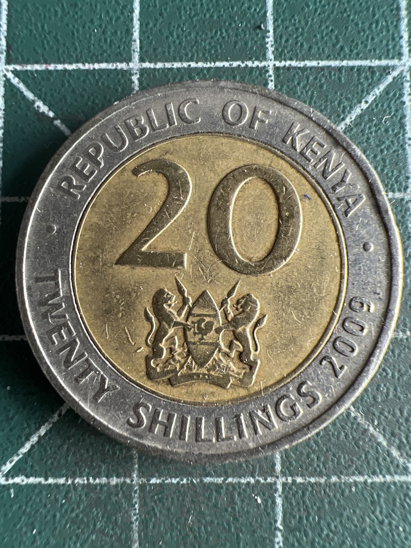 第572期 硬币专场 （无押金，捡漏，全场50包邮，偏远地区除外，接收代拍业务） 肯尼亚20先令