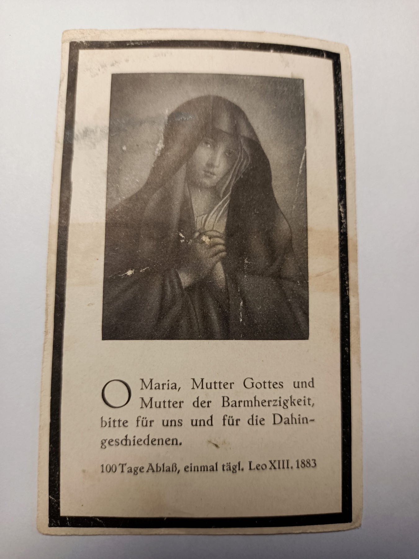 阿娜斯塔西亚军事题材拍卖第五期 Third Reich1943原品士兵阵亡卡一张