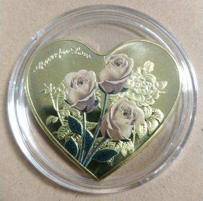 开心放漏，无佣金 - 非常完美的银色，红玫瑰，包装精美，送给心爱的他