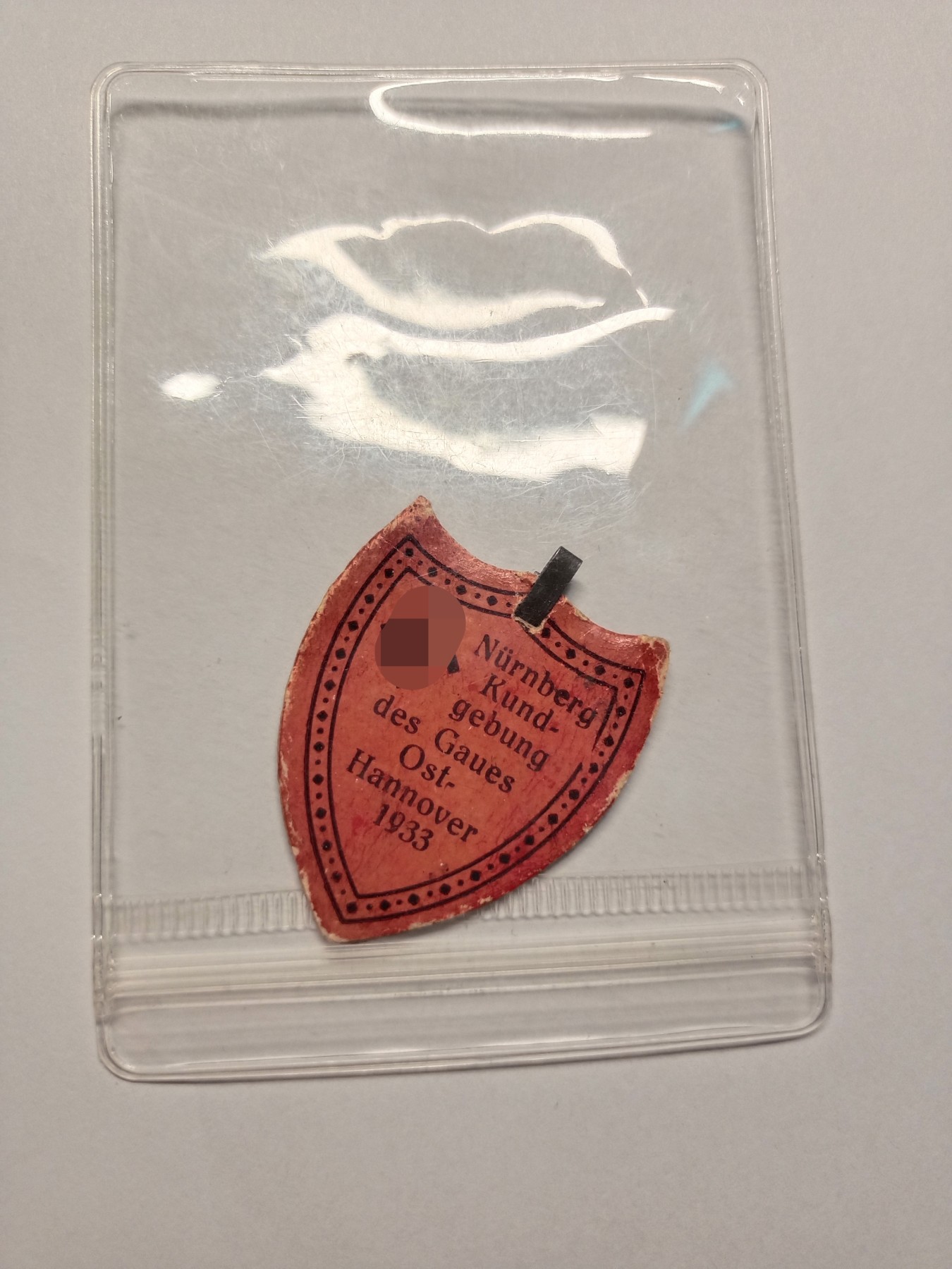 阿娜斯塔西亚军事题材拍卖第五期 Third Reich1933纸质原品小徽章