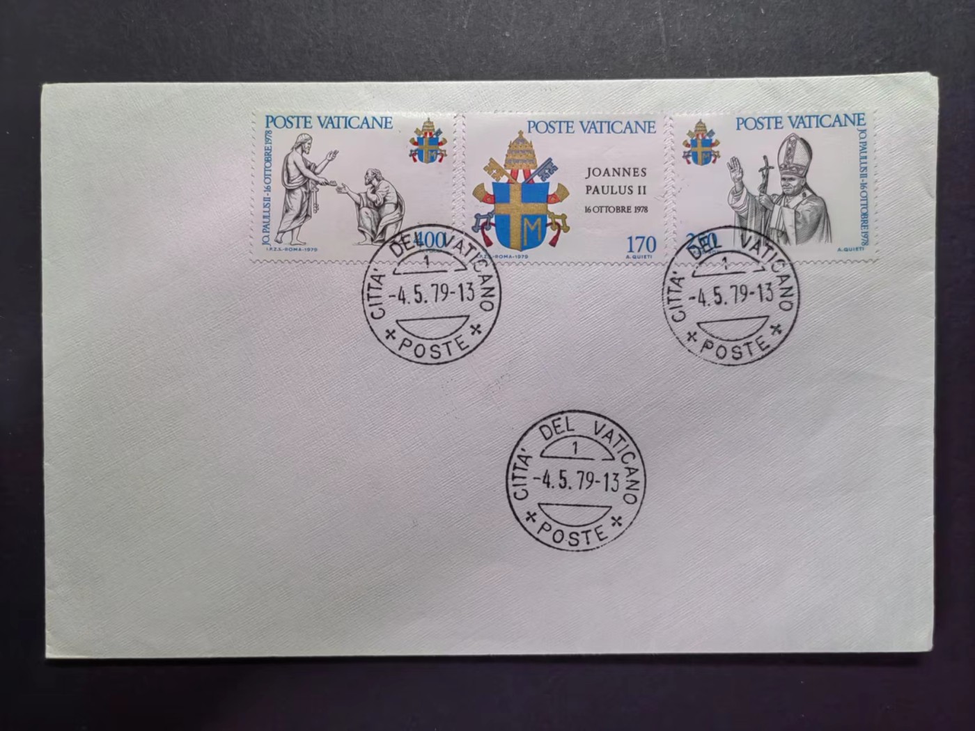 多国邮品✌（拍卖场）精品🔥专场 第五十场 梵蒂冈1979年 套票邮封