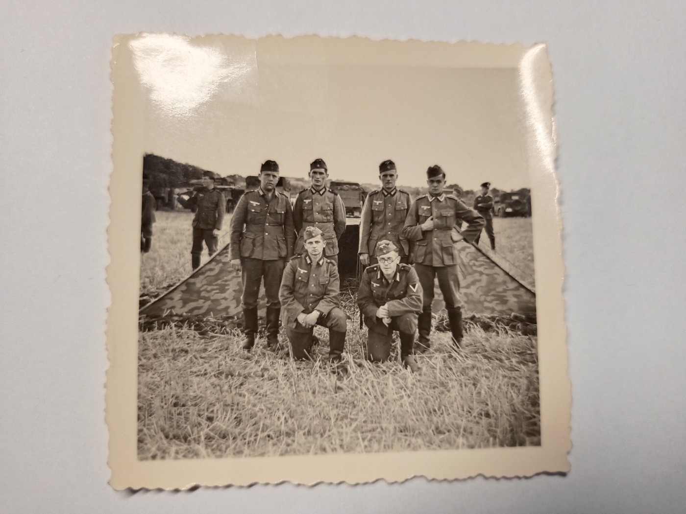 阿娜斯塔西亚军事题材拍卖第五期 Third Reich1940原品陆军士兵合照原品老照