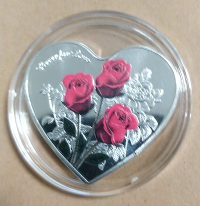 开心放漏，无佣金 - 非常完美的银色，红玫瑰，包装精美，送给心爱的他