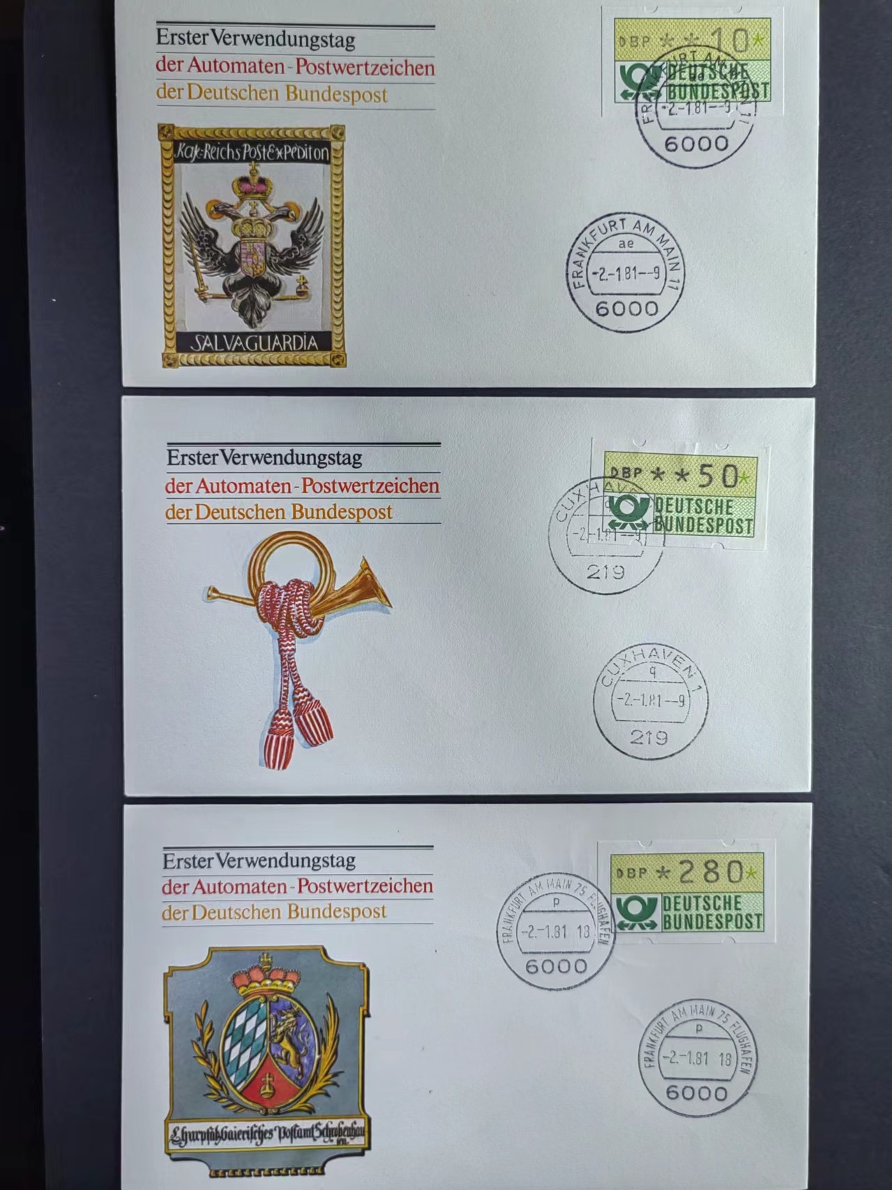 多国邮品✌（拍卖场）精品🔥专场 第五十场 德国城徽套票（14封不同的城徽+不同面值电子票）