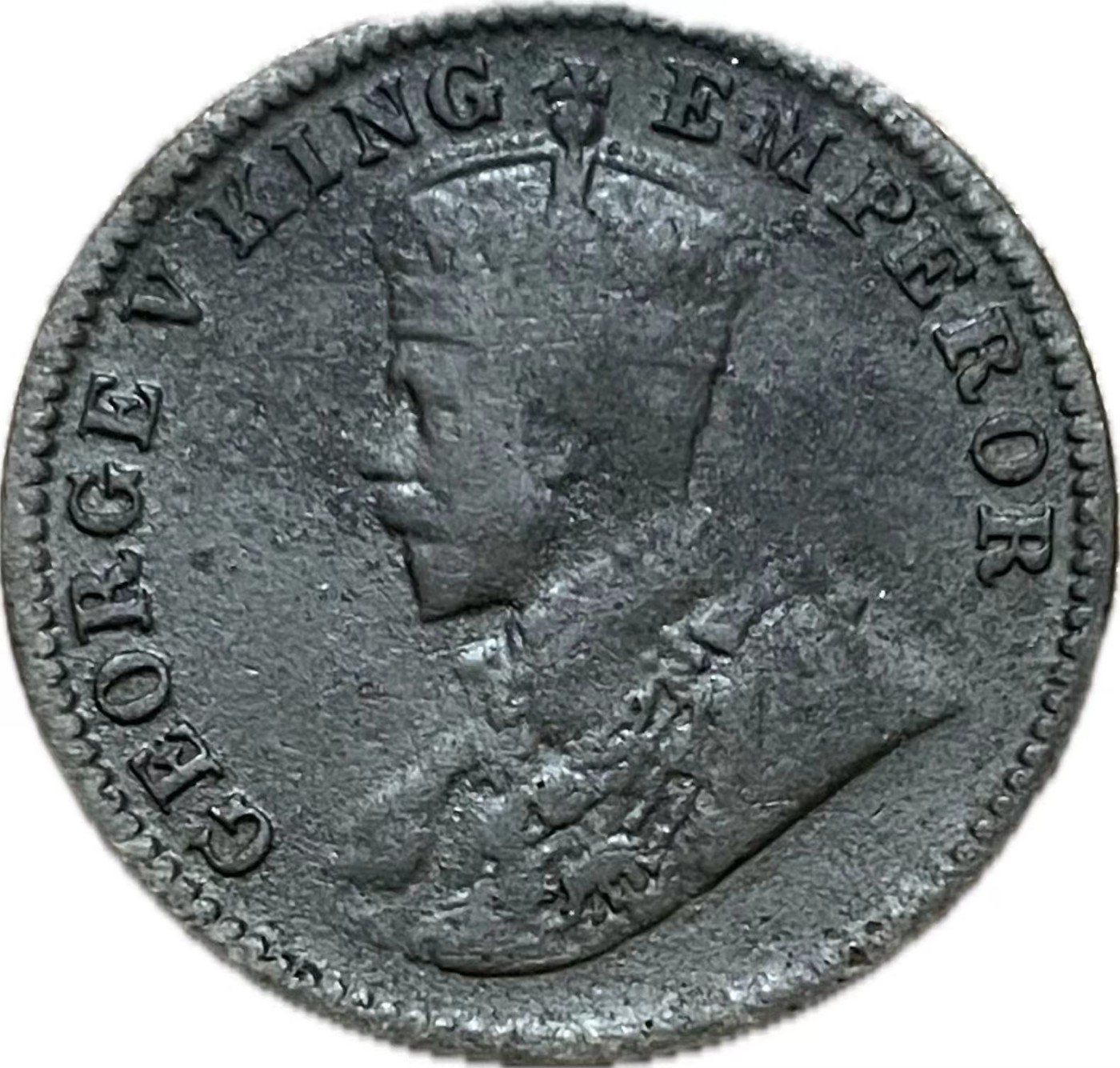 神仙姐姐散币好品专场第二十一期（无佣金满邮自动发出 1927 年英属印度支那 1/4 安娜，黑色包浆