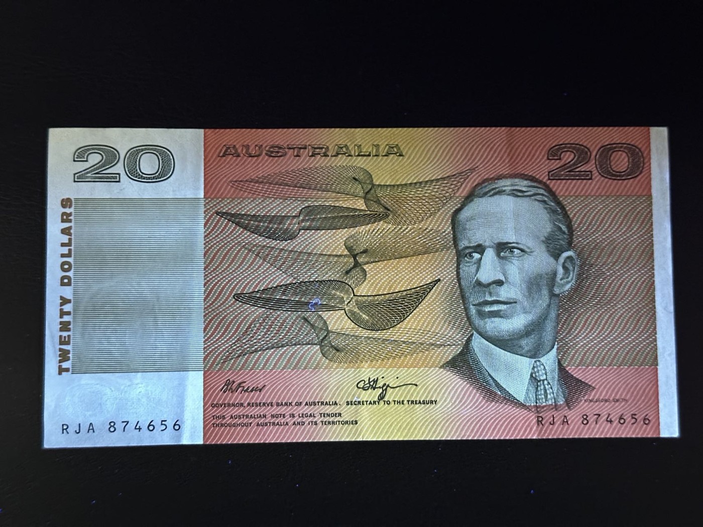 第三十六场！（本期有pmg记录仅两枚的顶级高货） 澳大利亚纸币版本20$，品相au，热门品种！纸币版本少见！