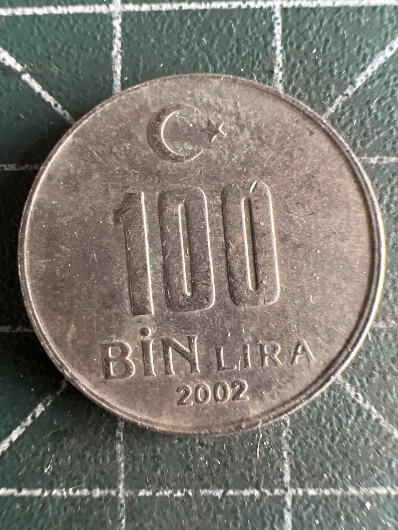 第537期  硬币专场 （无押金，捡漏，全场50包邮，偏远地区除外，接收代拍业务） 土耳其100bin里拉