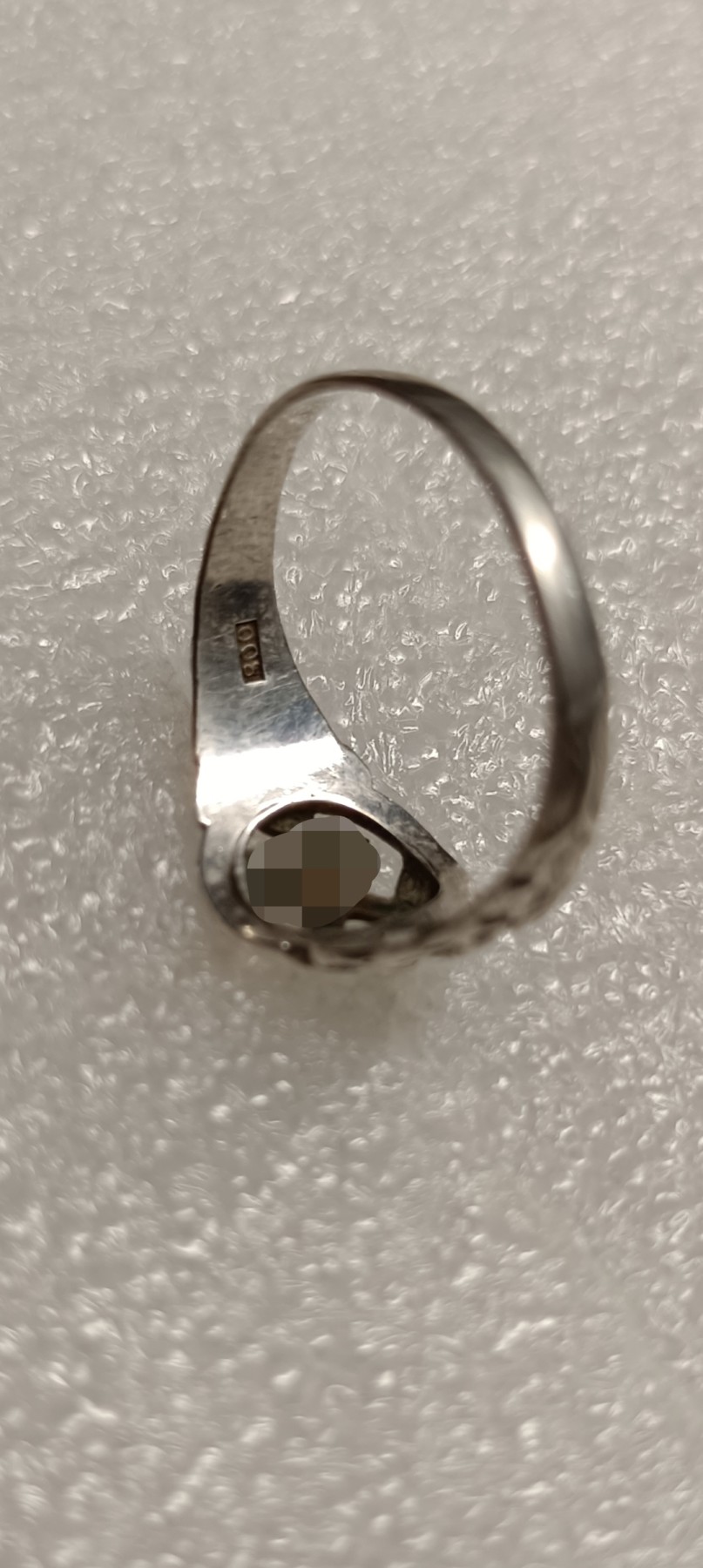 阿娜斯塔西亚军事题材拍卖第五期 Third Reich1939女版稀有小戒指，800银标，正面玫瑰金，戒圈直径最宽处1.9厘米，左右两边橡树叶精致秀气