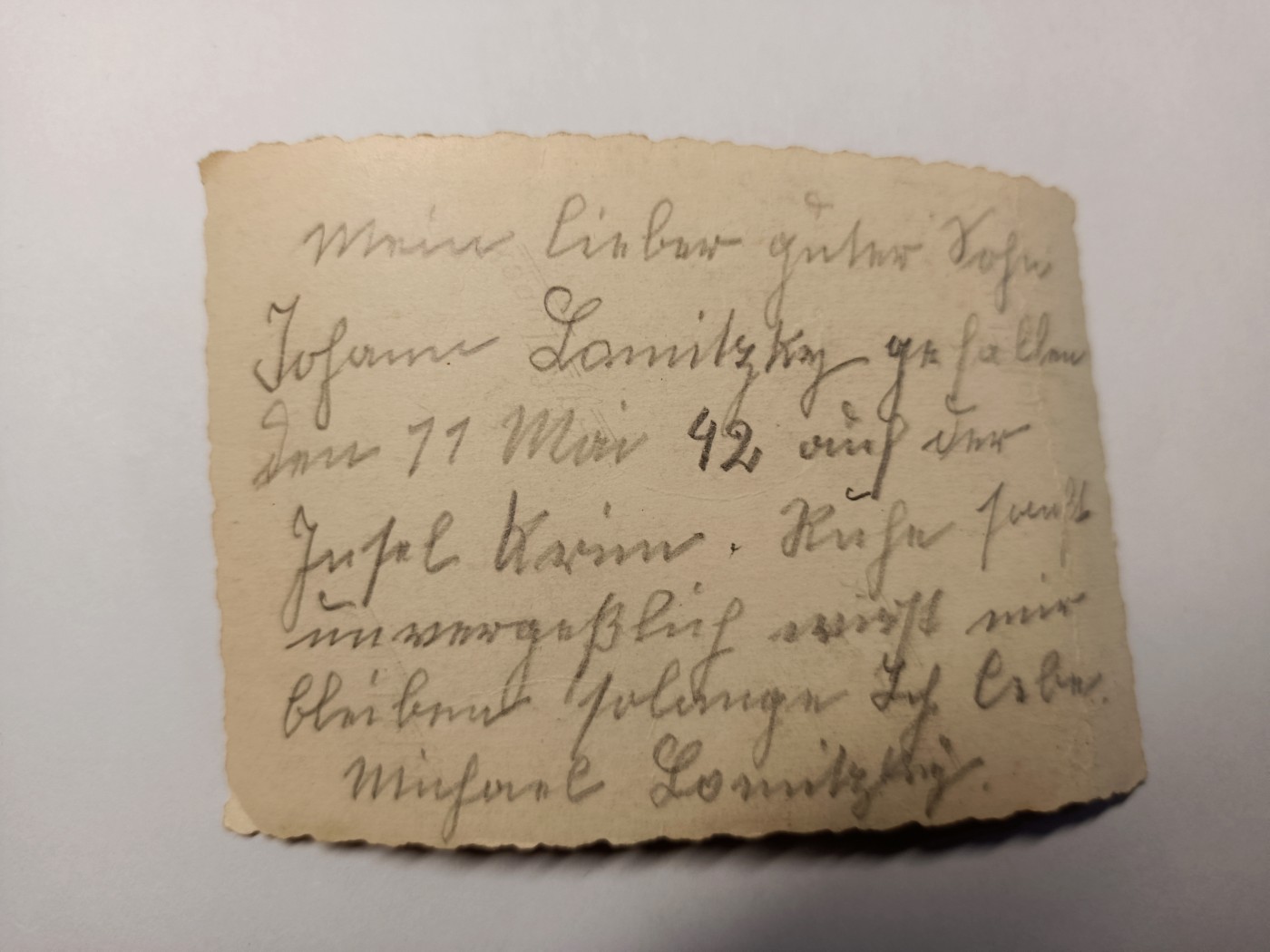 阿娜斯塔西亚军事题材拍卖第五期 Third Reich1940原品士兵个人老照，背后带手写字迹