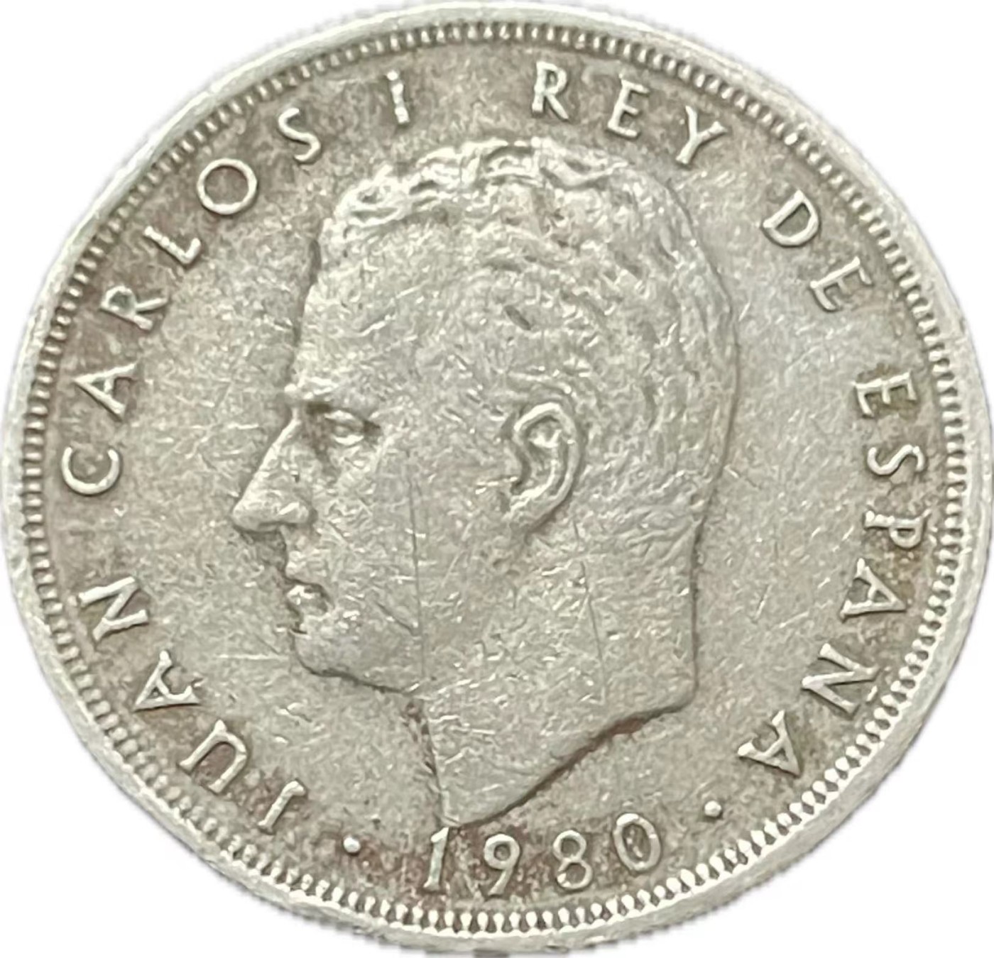 神仙姐姐散币好品专场第二十一期（无佣金满邮自动发出 1980 年西班牙 5 比塞塔足球世界杯纪念币