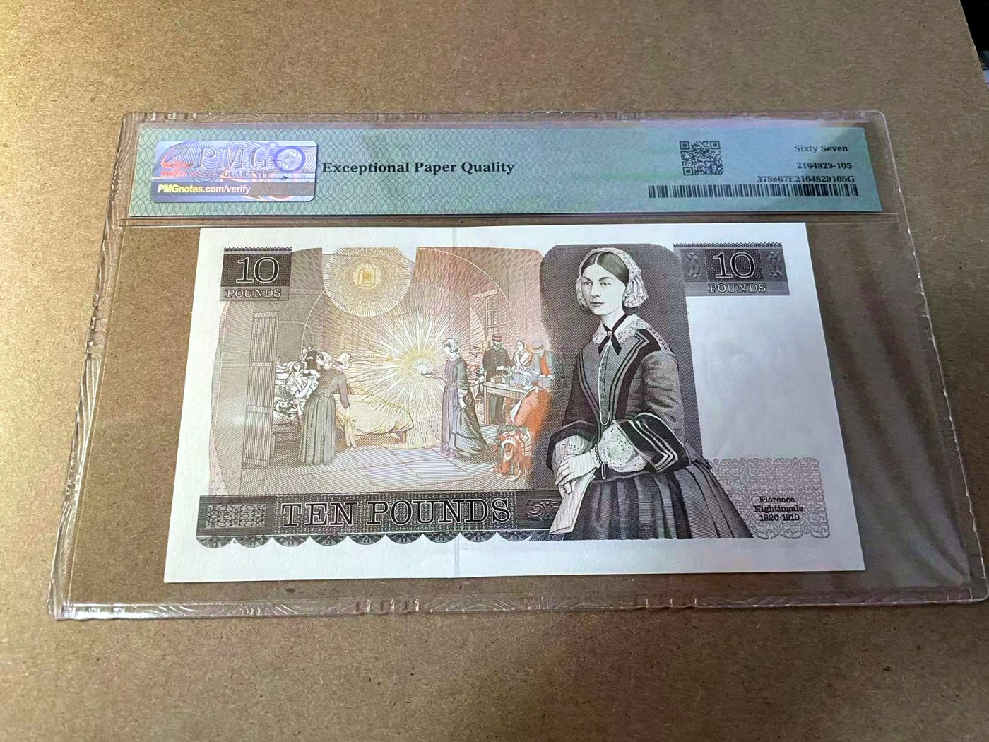 【Blue Auction】✨世界纸币精拍第438期【精】 【无47】英国 D序列1988-91年10镑 PMG67EPQ 