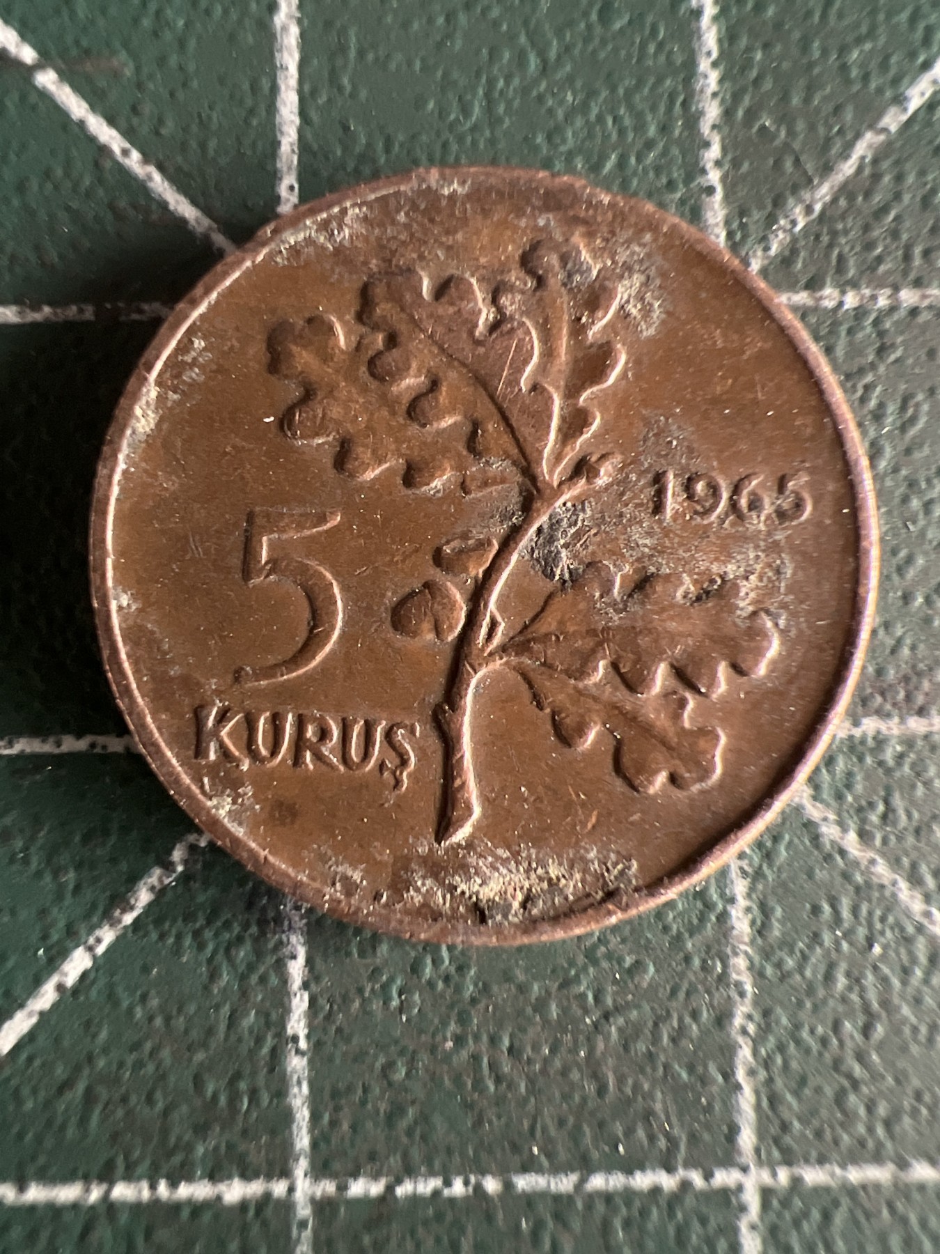 第573期 硬币专场 （无押金，捡漏，全场50包邮，偏远地区除外，接收代拍业务） 土耳其5库鲁 1965年