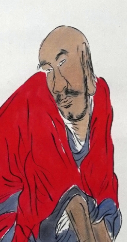 舒云轩知微见著文物局报备专场 范扬《跨鹿罗汉》尺幅：85*65