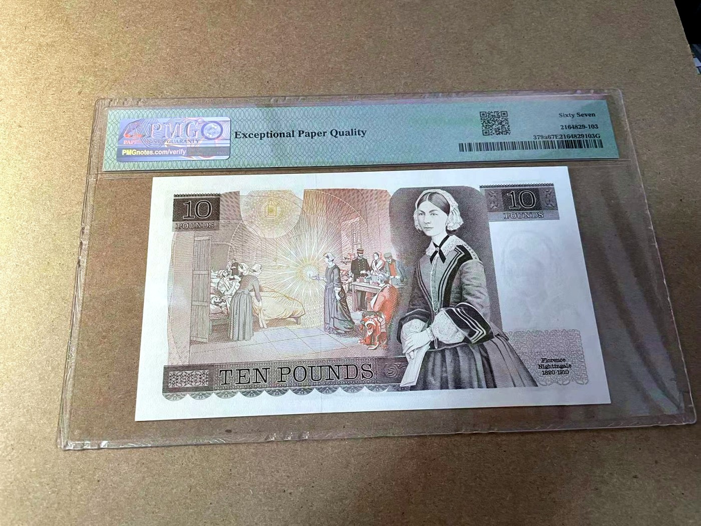 【Blue Auction】✨世界纸币精拍第438期【精】 【无47】英国 D序列1975-80年10镑 PMG67EPQ 