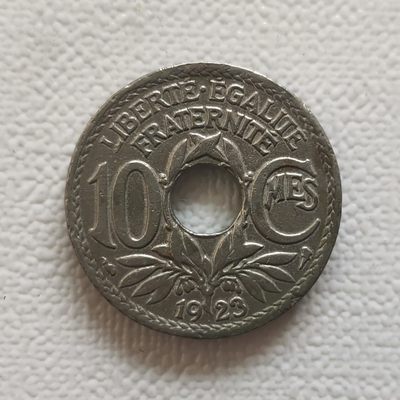 【易洋钱喜】第46场 外国硬币专场 - 法国1923年10生丁