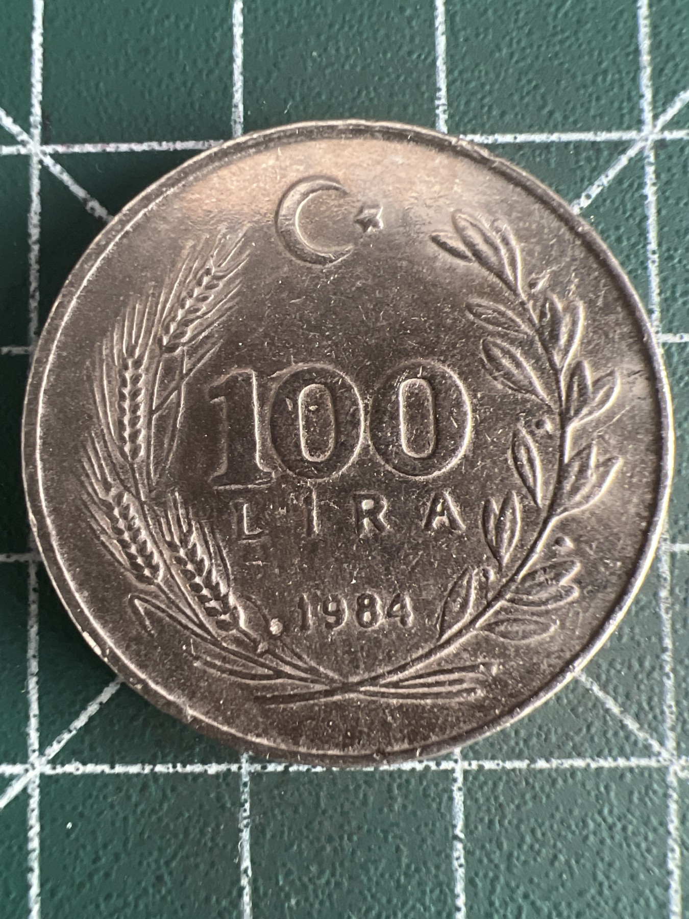 第573期 硬币专场 （无押金，捡漏，全场50包邮，偏远地区除外，接收代拍业务） 土耳其100里拉 1984年