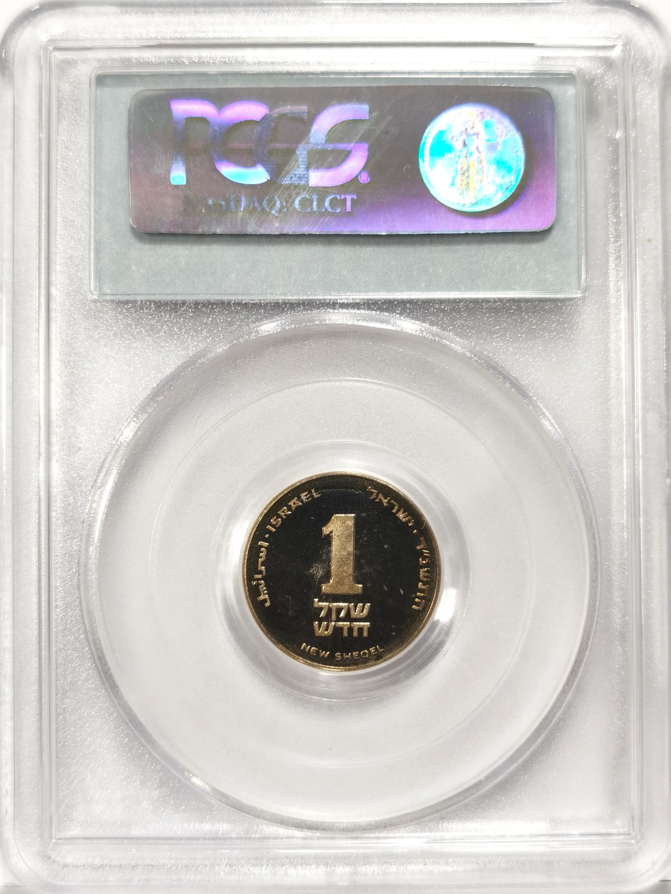 博洋堂世界钱币拍卖第066期（全场包邮） PCGS PL66 以色列1994年1Shqel，PC第二名