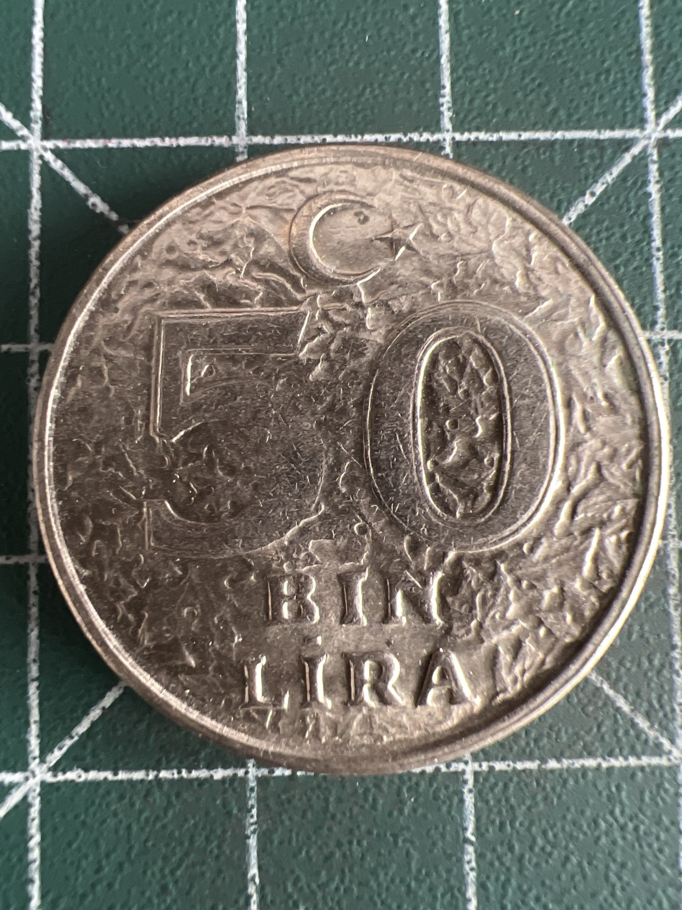 第573期 硬币专场 （无押金，捡漏，全场50包邮，偏远地区除外，接收代拍业务） 土耳其50Bin里拉 2000年