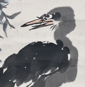 舒云轩知微见著文物局报备专场 李苦禅《鹰》尺幅：68*44