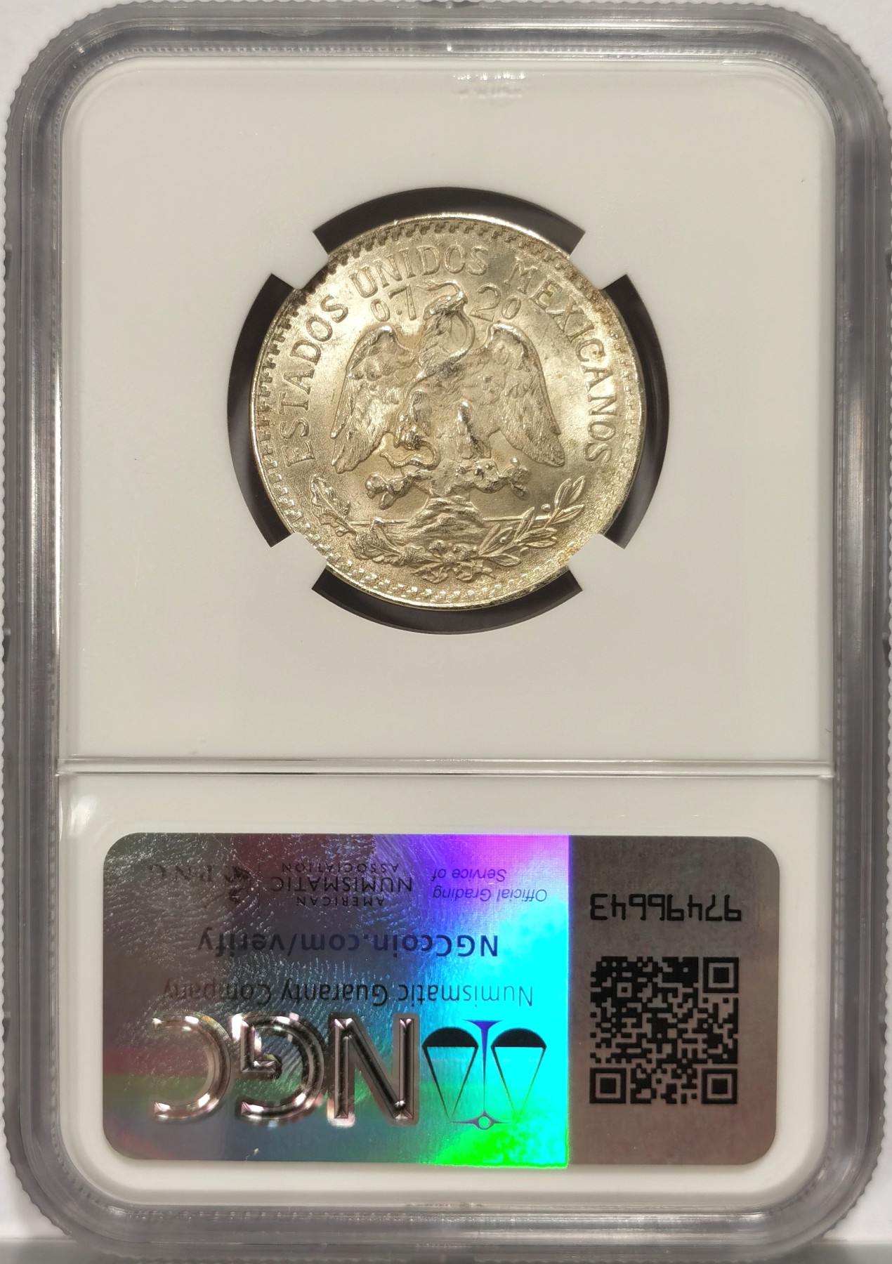 博洋堂世界钱币拍卖第066期（全场包邮） NGC MS66 墨西哥1945年50分鹰洋银币，麦稀奇所见最高分
