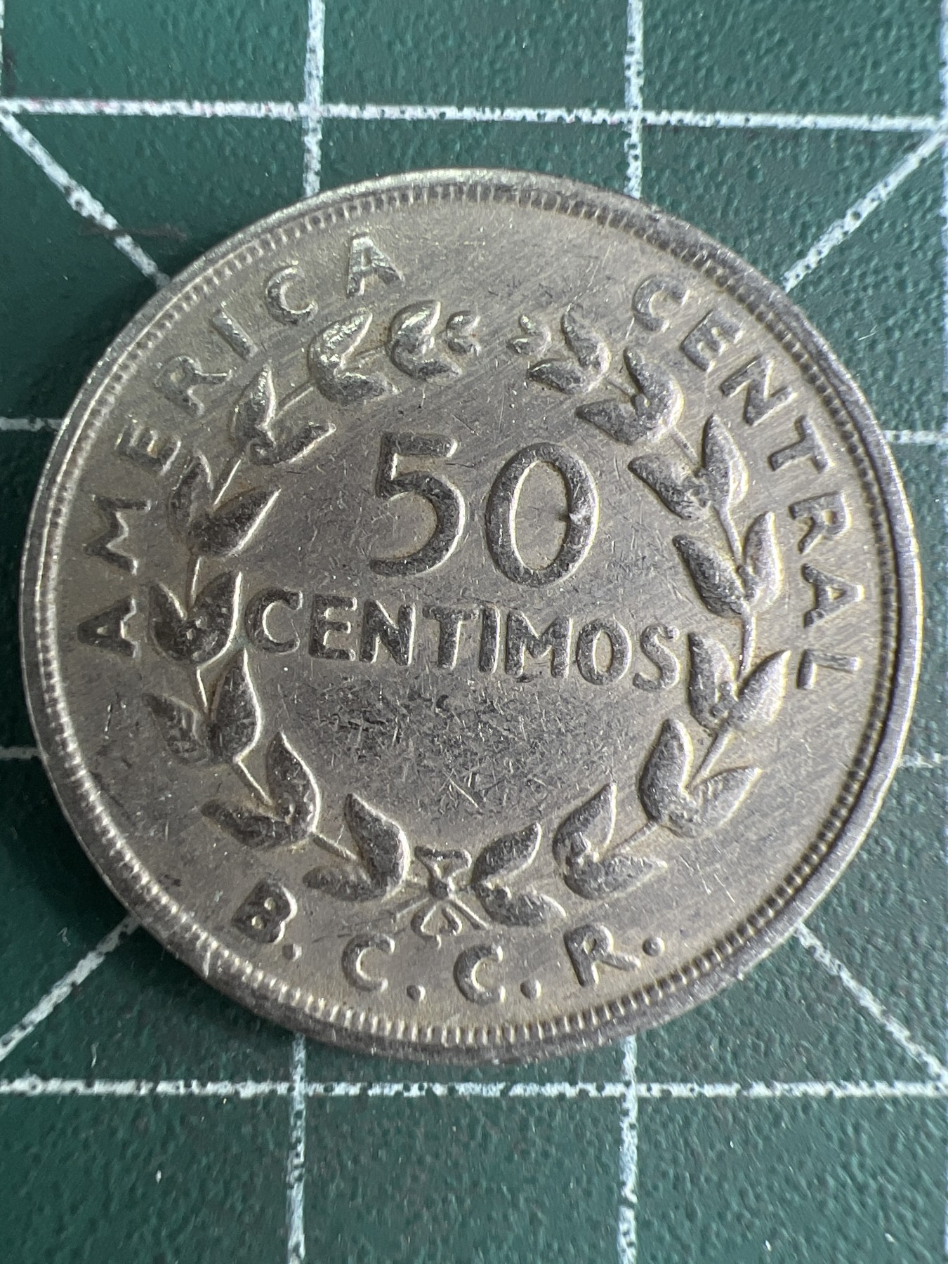 第539期  硬币专场 （无押金，捡漏，全场50包邮，偏远地区除外，接收代拍业务） 哥斯达黎加50分 1968年