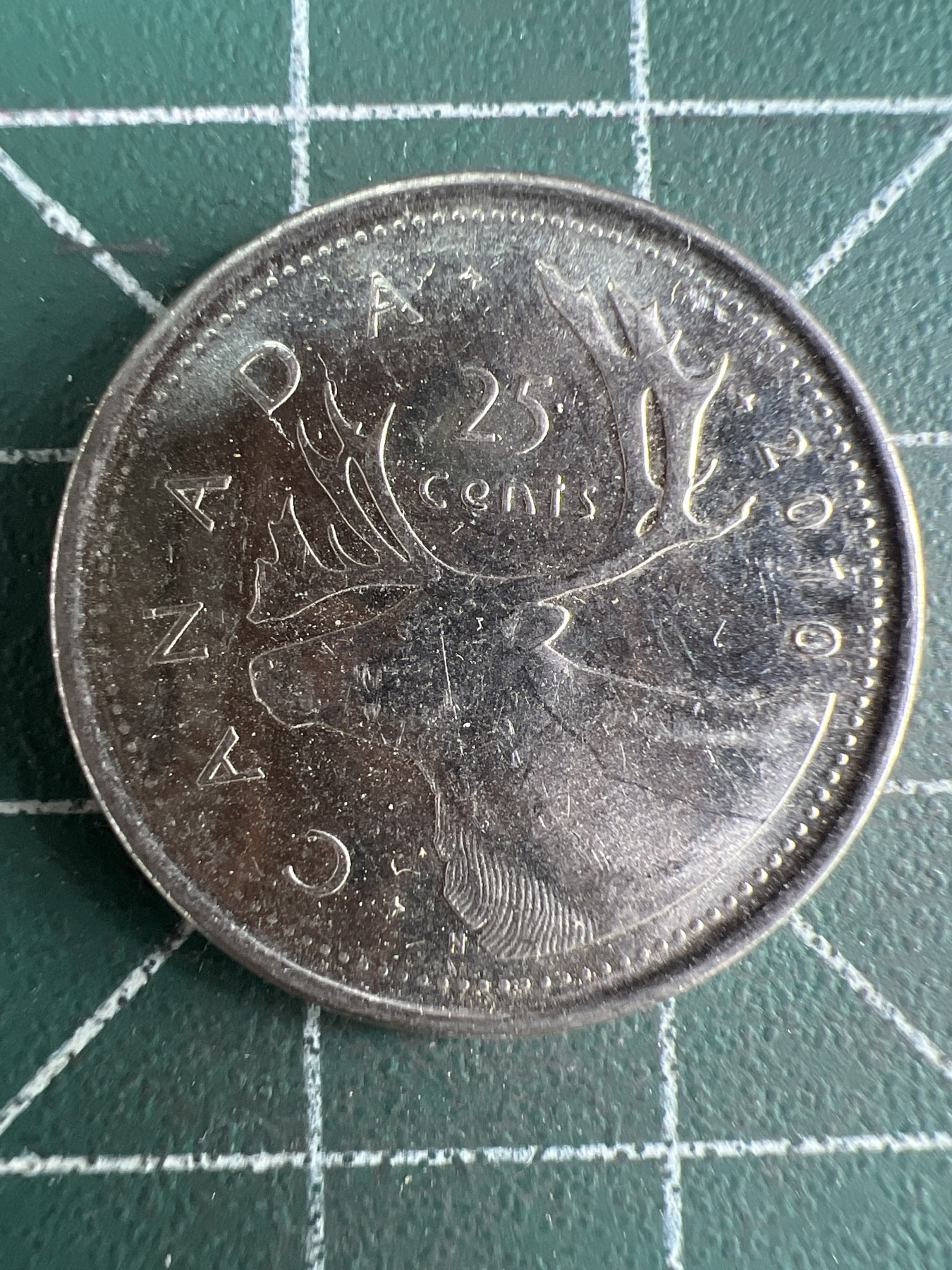 第539期  硬币专场 （无押金，捡漏，全场50包邮，偏远地区除外，接收代拍业务） 加拿大老年25分 2010年