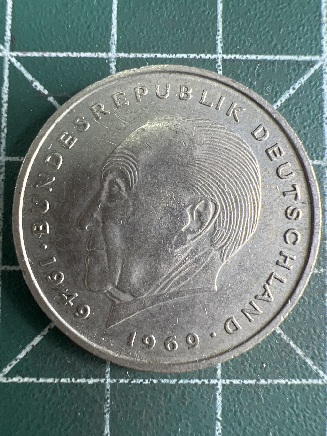 第539期  硬币专场 （无押金，捡漏，全场50包邮，偏远地区除外，接收代拍业务） 德国2马克  1974年