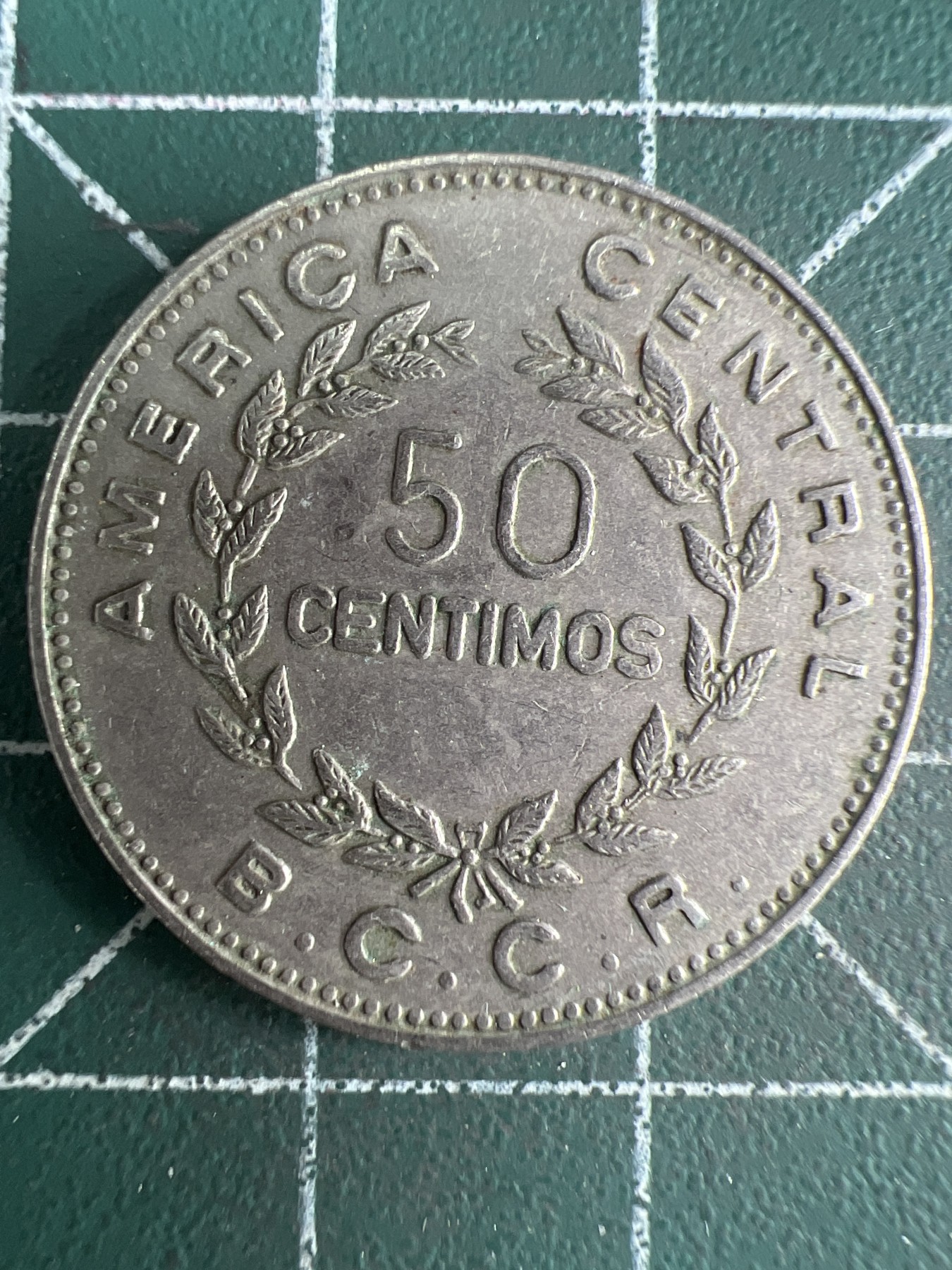 第539期  硬币专场 （无押金，捡漏，全场50包邮，偏远地区除外，接收代拍业务） 哥斯达黎加50分 1972年