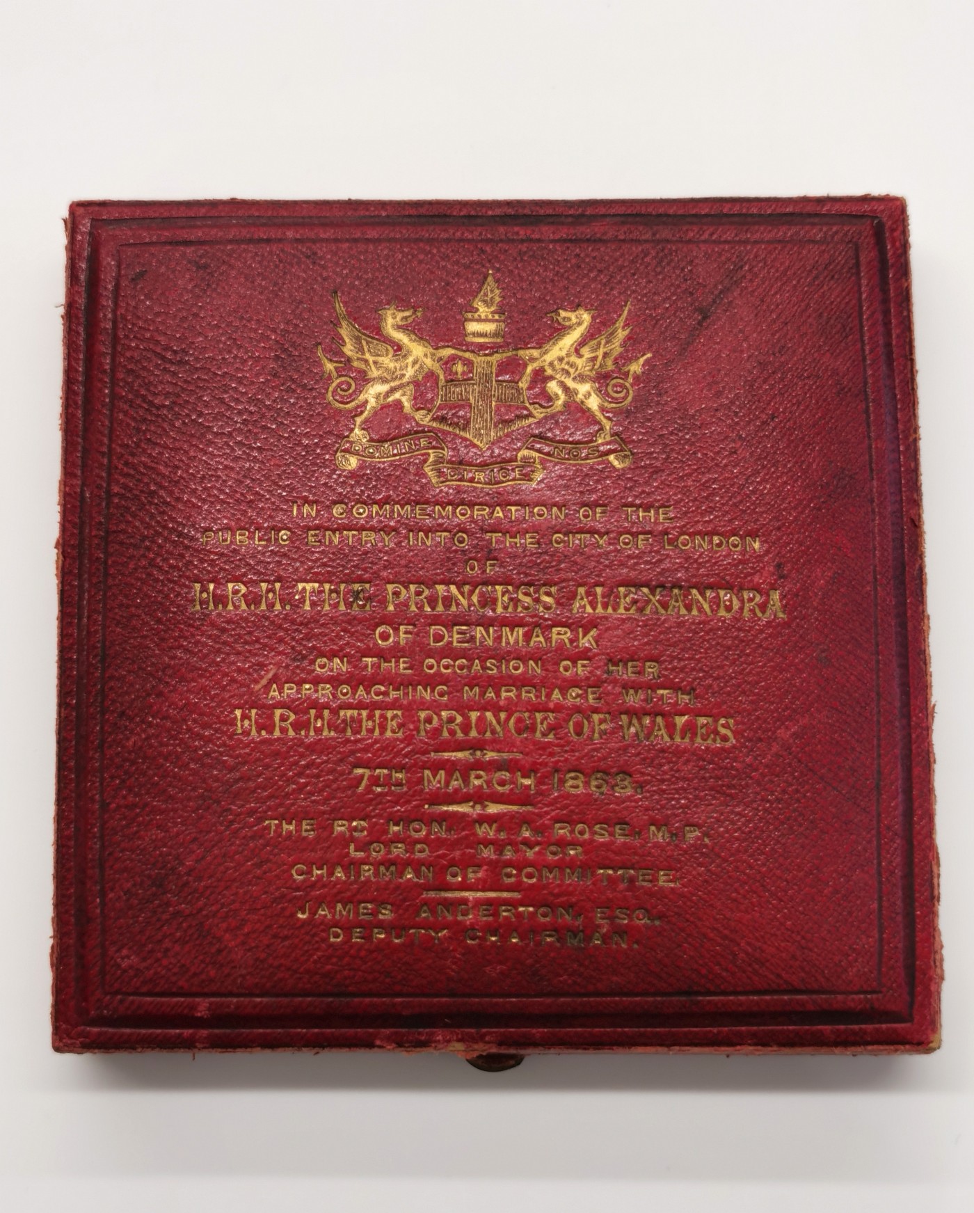 博洋堂世界钱币拍卖第066期（全场包邮） 1863年英国 丹麦亚历山德拉公主访问金融城纪念大铜章 铸量仅仅350枚 作者WYON 原盒好品