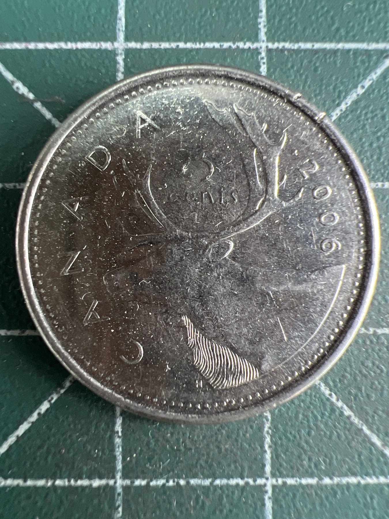 第539期  硬币专场 （无押金，捡漏，全场50包邮，偏远地区除外，接收代拍业务） 加拿大老年25分 2006年