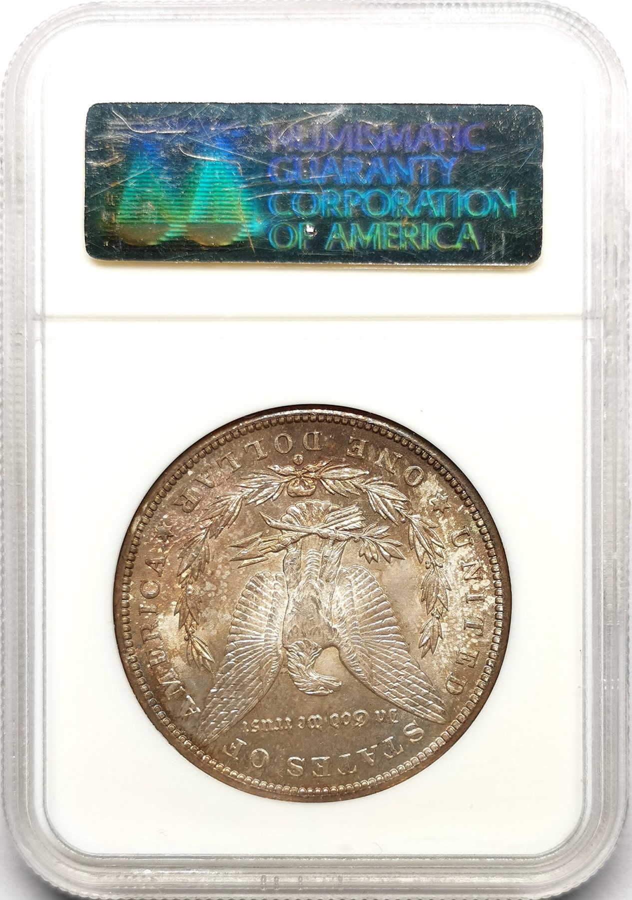 凡希社世界钱币微拍第二百六十一期（龙年开运场） 1899O美国摩根壹元NGC-MS64淡彩粉光！