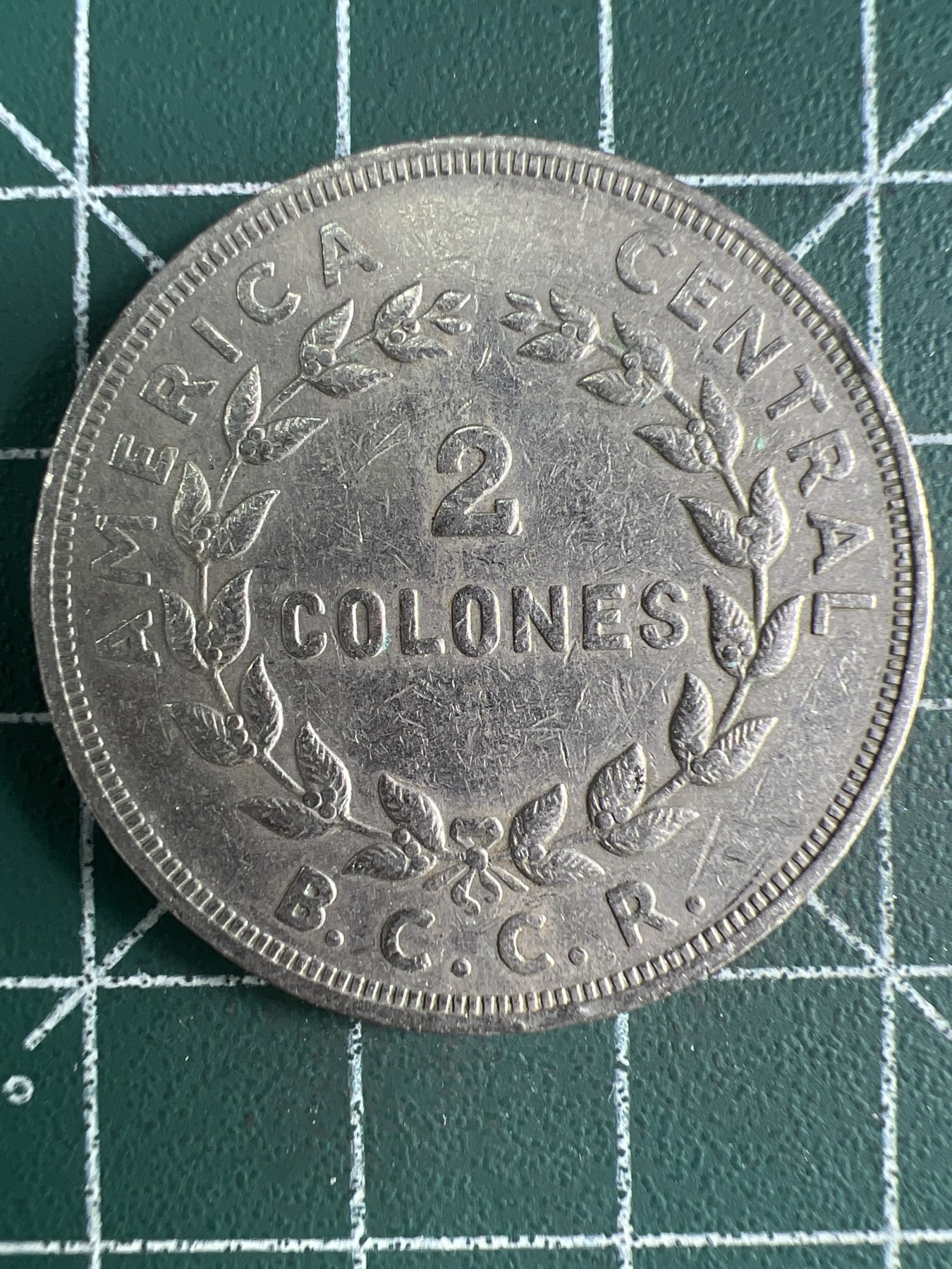 第539期  硬币专场 （无押金，捡漏，全场50包邮，偏远地区除外，接收代拍业务） 哥斯达黎加2克朗 1972年