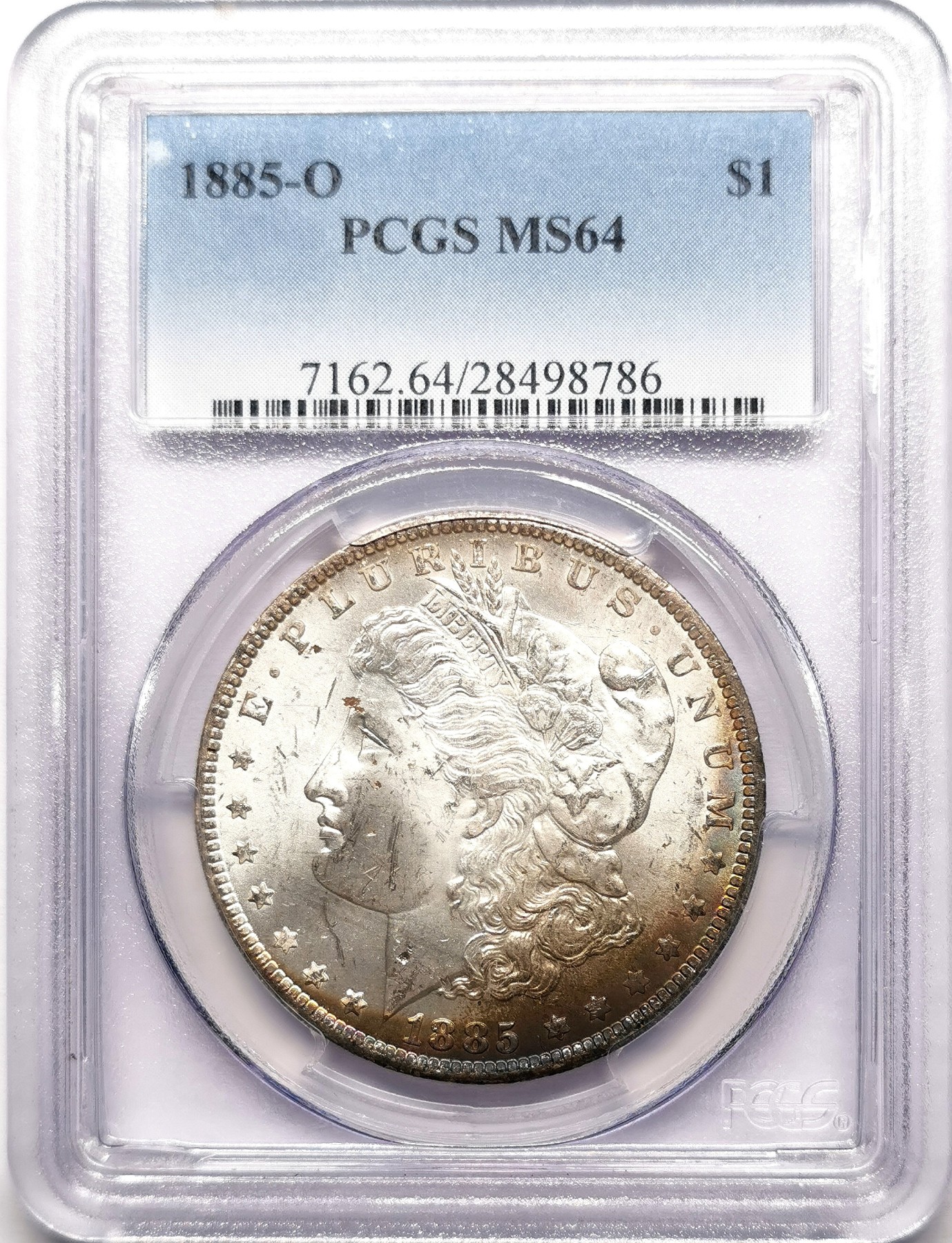 凡希社世界钱币微拍第二百六十一期（龙年开运场） 1885O美国摩根壹元PCGS-MS64