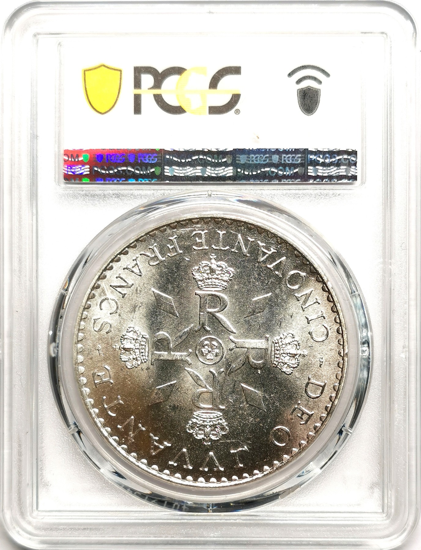 凡希社世界钱币微拍第二百六十一期（龙年开运场） 1974摩纳哥兰尼埃三世50法郎大银PCGS-MS65