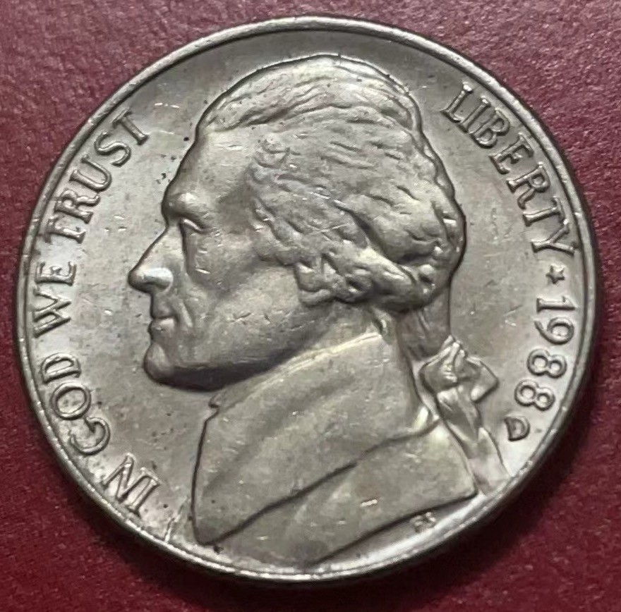 神仙姐姐散币好品专场第二十二期（无佣金满邮自动发出 1988 年美国五美分