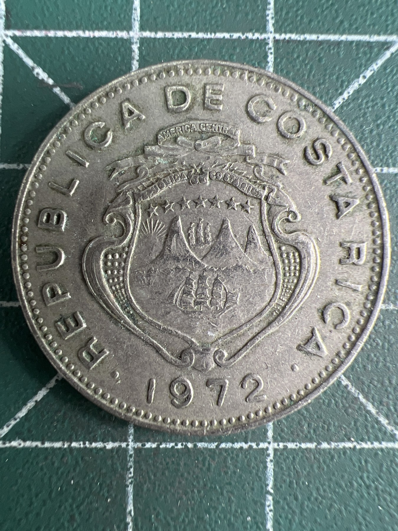 第539期  硬币专场 （无押金，捡漏，全场50包邮，偏远地区除外，接收代拍业务） 哥斯达黎加50分 1972年