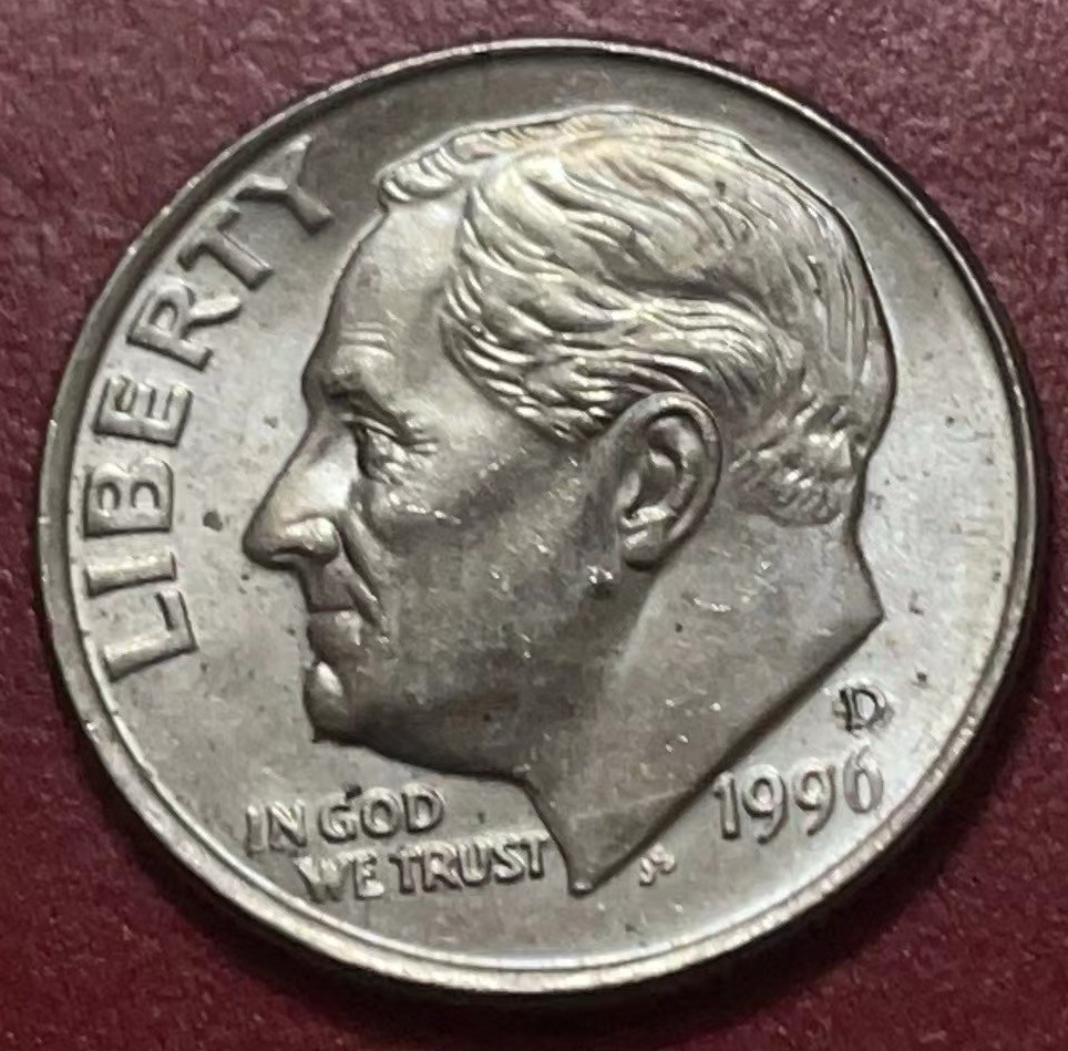 神仙姐姐散币好品专场第二十二期（无佣金满邮自动发出 1996 年美国十美分