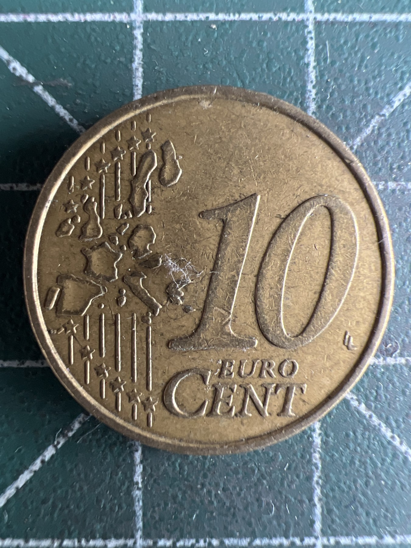 第569期 硬币专场 （无押金，捡漏，全场50包邮，偏远地区除外，接收代拍业务） 法国10欧分  2003年