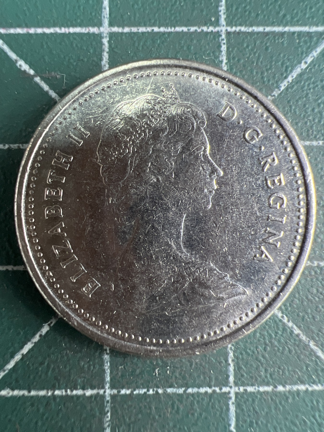 第539期  硬币专场 （无押金，捡漏，全场50包邮，偏远地区除外，接收代拍业务） 加拿大青年25分 1982年