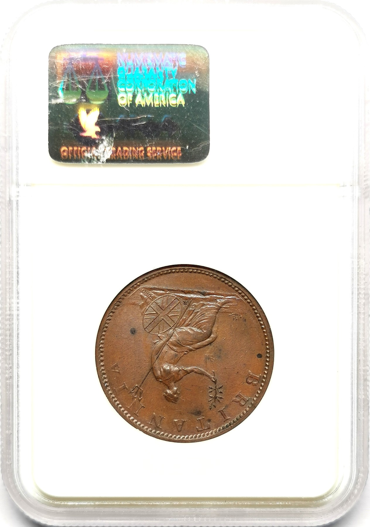 凡希社世界钱币微拍第二百六十一期（龙年开运场） 1806英国乔三1/2便士铜币NGC-MS64 底板丝滑，质感极佳！