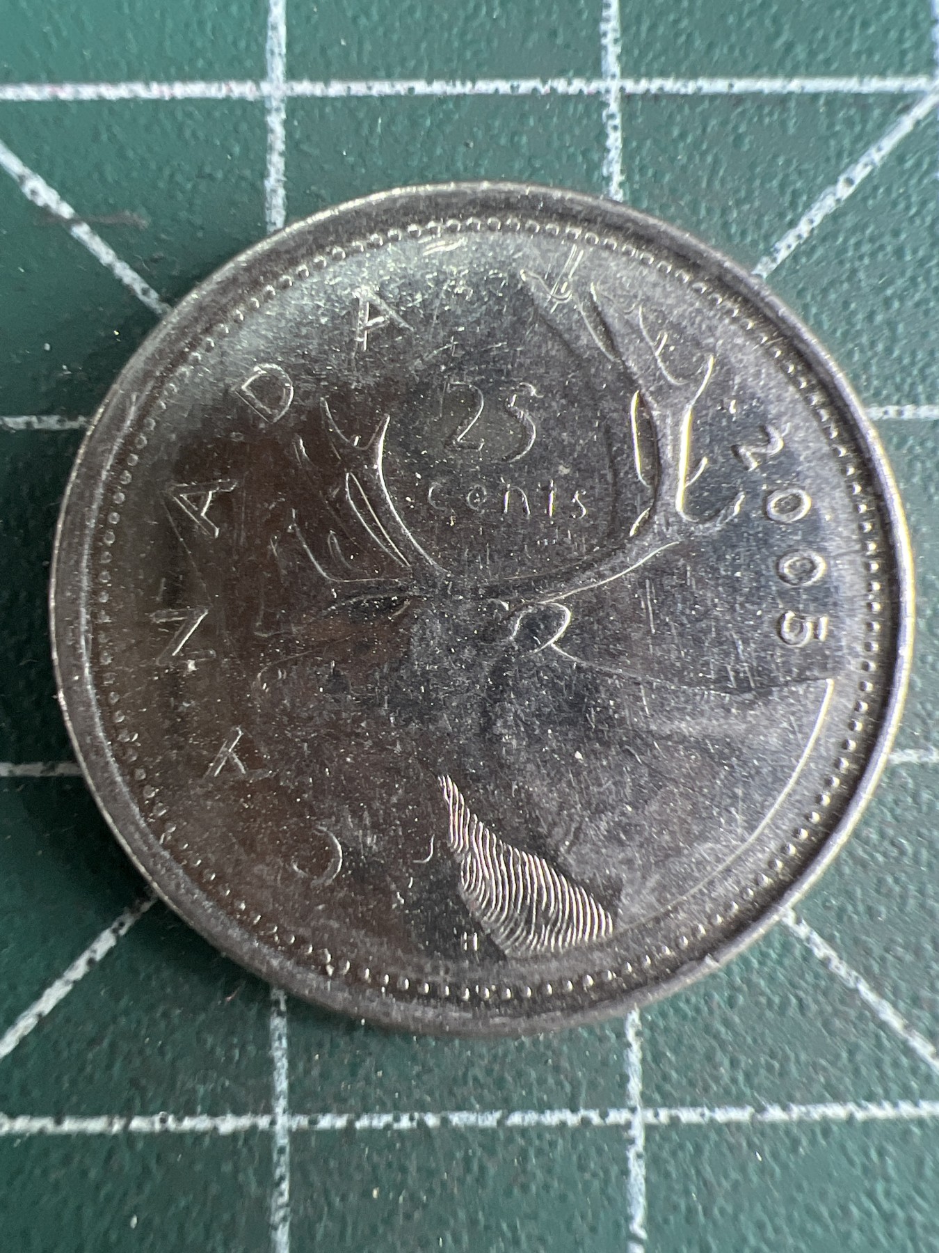 第539期  硬币专场 （无押金，捡漏，全场50包邮，偏远地区除外，接收代拍业务） 加拿大老年25分 2005年