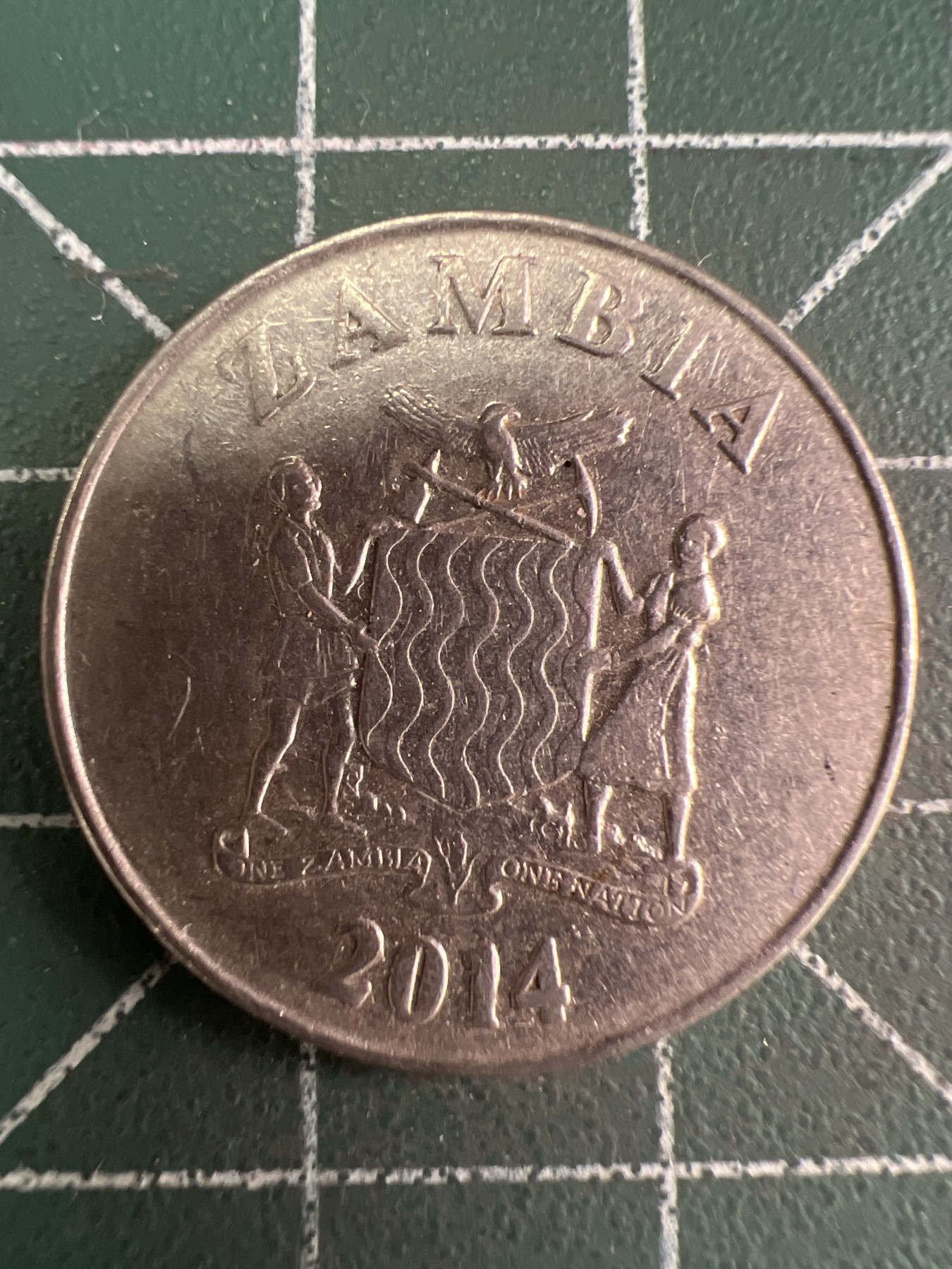 第542期  硬币专场 （无押金，捡漏，全场50包邮，偏远地区除外，接收代拍业务） 赞比亚1克瓦查