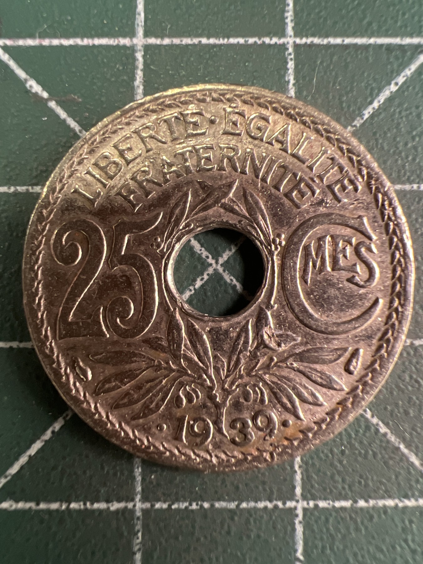 第542期  硬币专场 （无押金，捡漏，全场50包邮，偏远地区除外，接收代拍业务） 法国25分