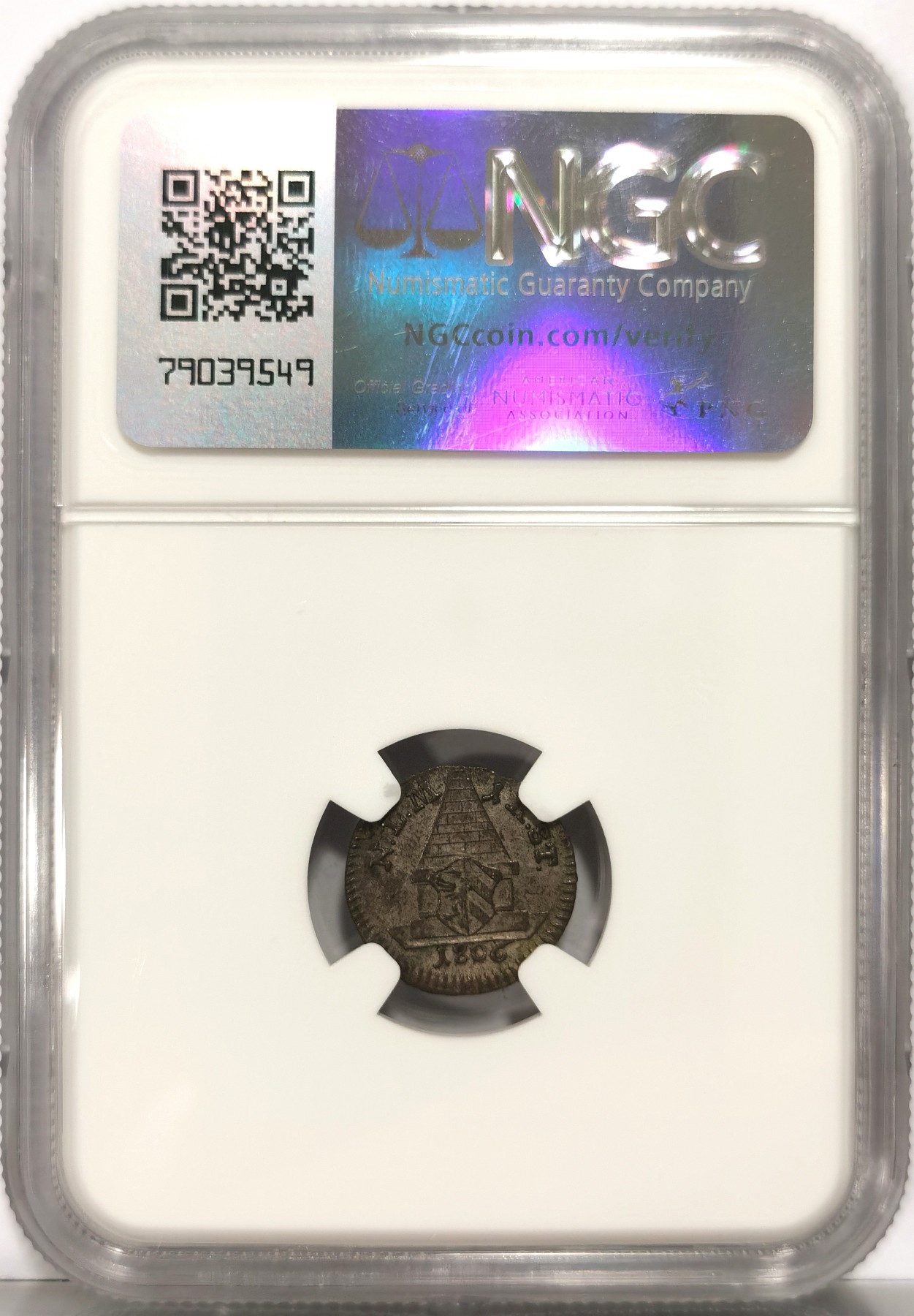 博洋堂世界钱币拍卖第066期（全场包邮） NGC AU58 德国纽伦堡1806年城市风光1K银币