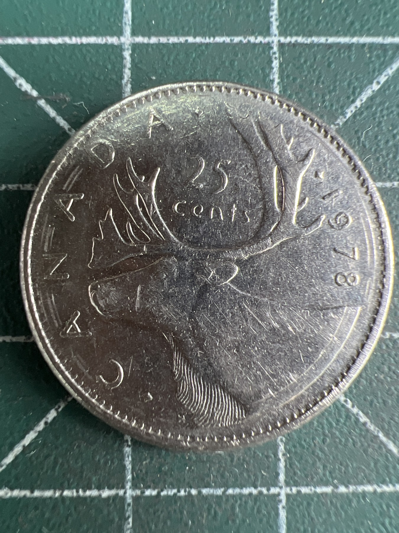 第539期  硬币专场 （无押金，捡漏，全场50包邮，偏远地区除外，接收代拍业务） 加拿大青年25分 1978年