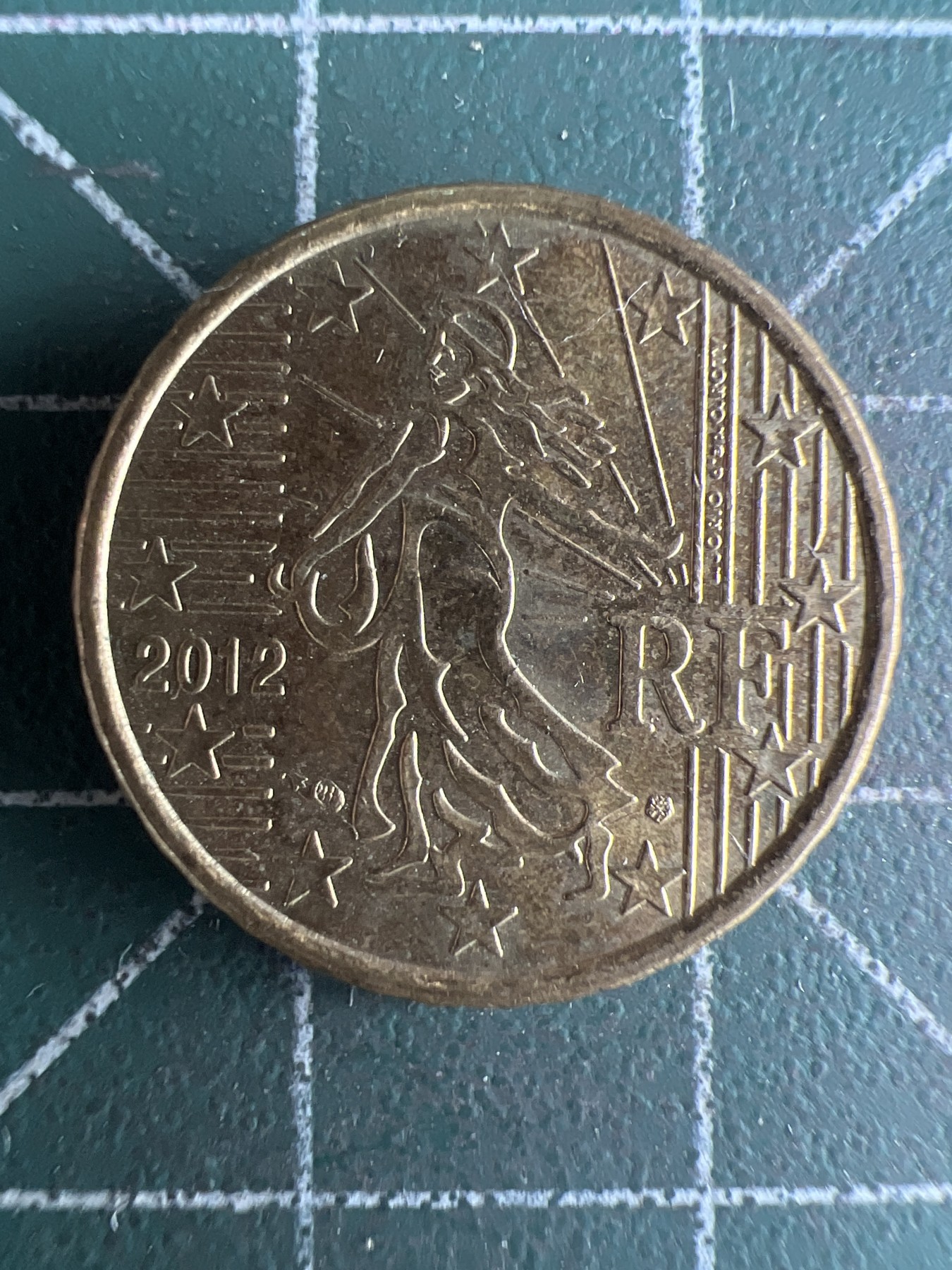 第539期  硬币专场 （无押金，捡漏，全场50包邮，偏远地区除外，接收代拍业务） 法国10欧分  2012年