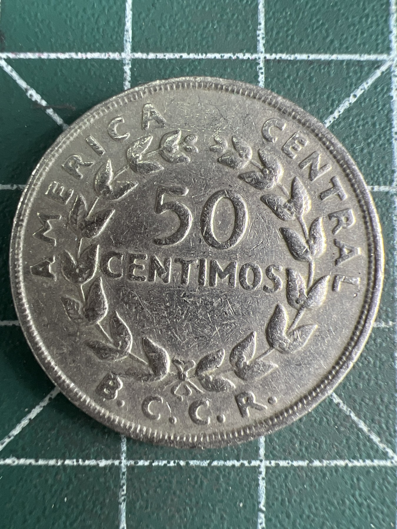 第539期  硬币专场 （无押金，捡漏，全场50包邮，偏远地区除外，接收代拍业务） 哥斯达黎加50分 1970年